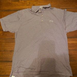 TCU Peter Millar golf shirt men’s size large